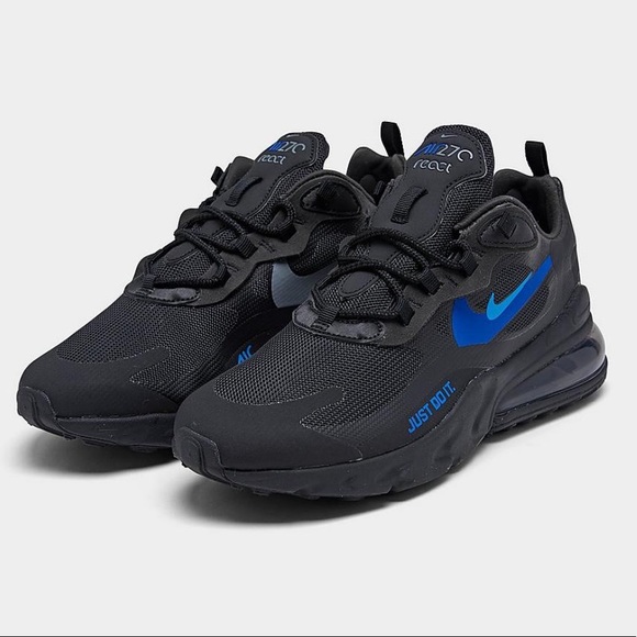 mens nike air max 270 react black